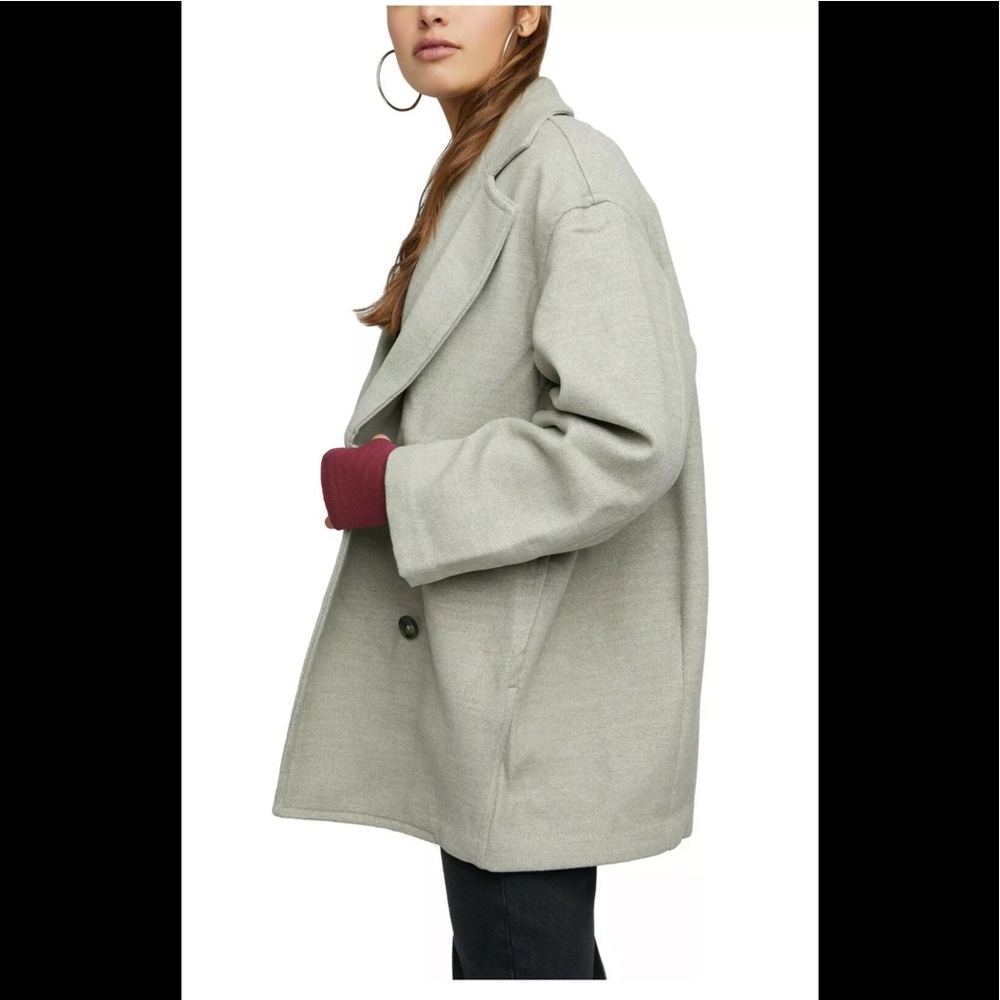 Free People Hannah Slouchy Double Breasted Blazer in Oregano - Picture 8 of 9